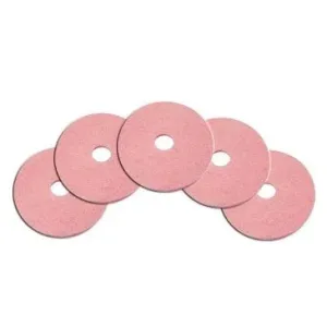 24" Pink Propane Top Shine Floor Polishing Pads - Case of 5