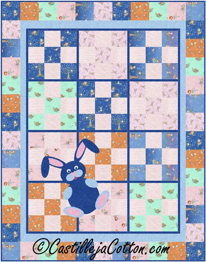 9-Patch Bunny Quilt CJC-46732e - Downloadable Pattern