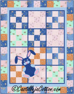 9-Patch Bunny Quilt CJC-46732e - Downloadable Pattern