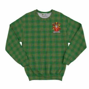 Adams Irish Clan Tartan Sweatshirt with Coat of Arms