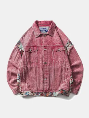 Aelfric Eden Vintage Patchwork Denim Jacket