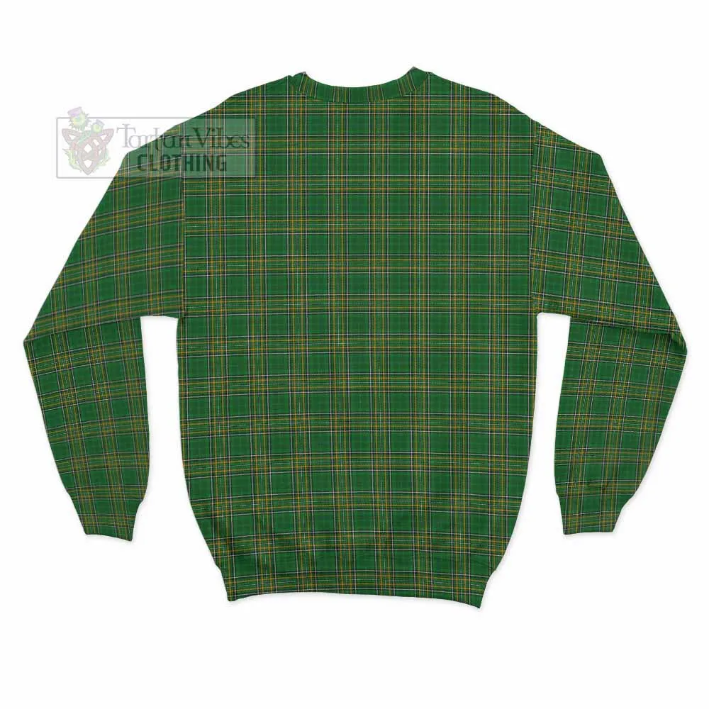 Aldworth Irish Clan Tartan Sweatshirt with Coat of Arms