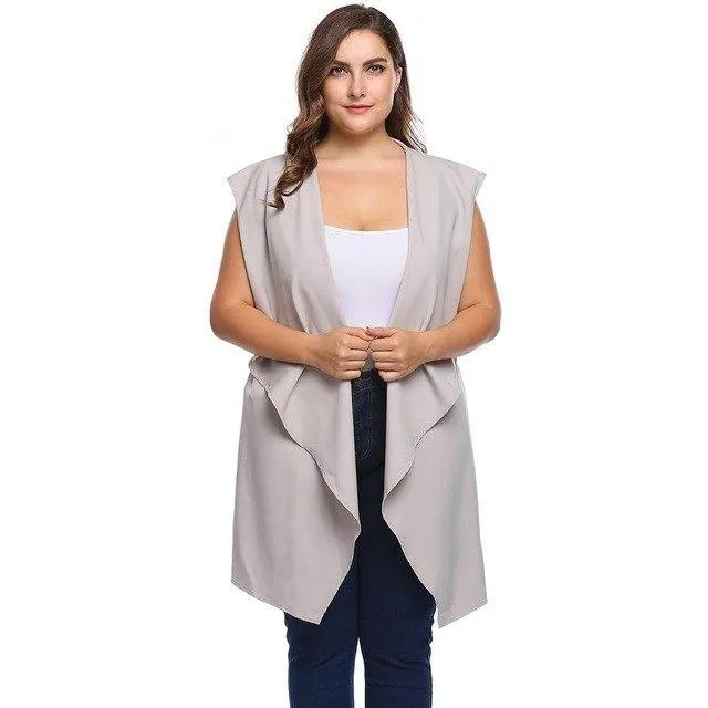 ANALUKE Draped Wrap Belted Coat