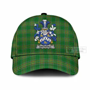 Archdall Irish Clan Tartan Classic Cap with Coat of Arms