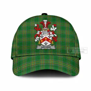 Archer Irish Clan Tartan Classic Cap with Coat of Arms