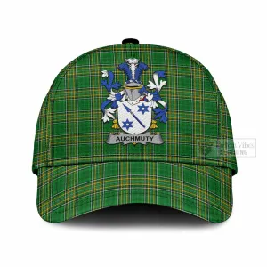 Auchmuty Irish Clan Tartan Classic Cap with Coat of Arms