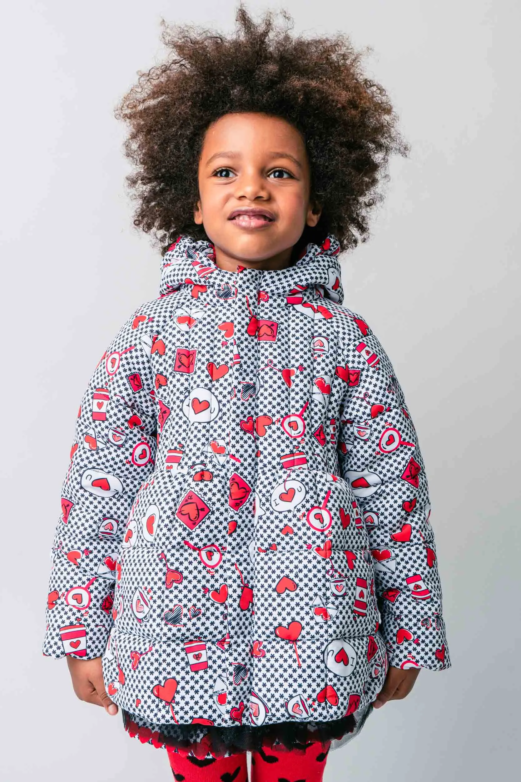 AW21 Rosalita Girls Harpster Heart Coat