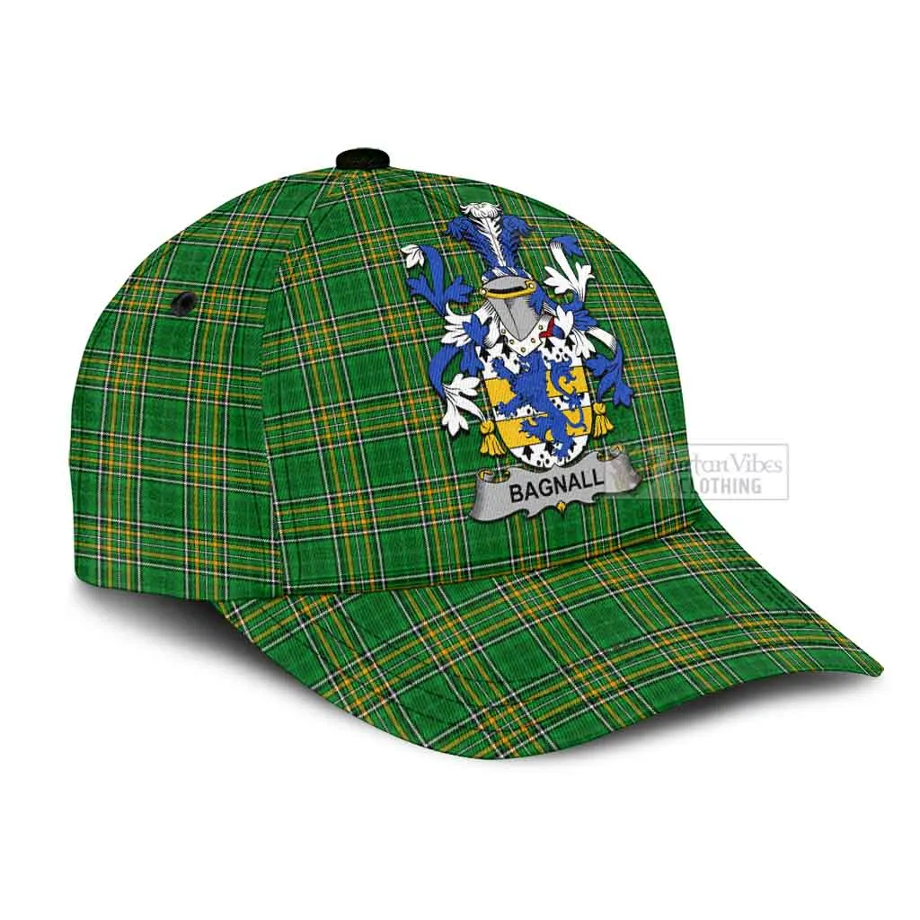 Bagnall Irish Clan Tartan Classic Cap with Coat of Arms