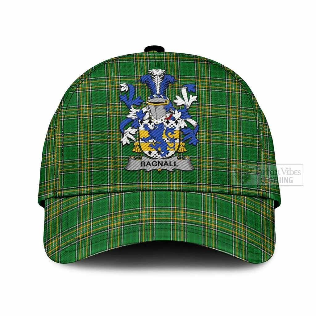 Bagnall Irish Clan Tartan Classic Cap with Coat of Arms