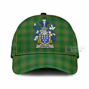 Baillie Irish Clan Tartan Classic Cap with Coat of Arms