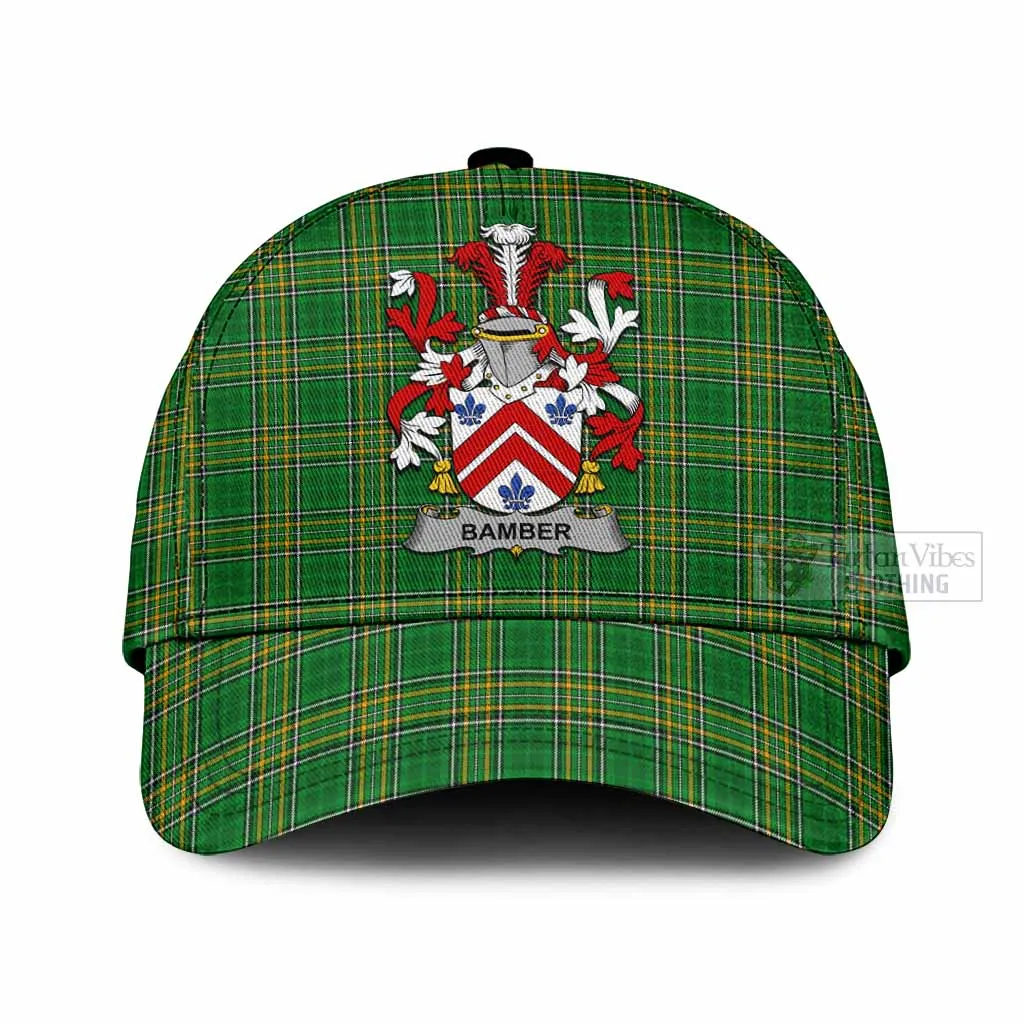 Bamber Irish Clan Tartan Classic Cap with Coat of Arms