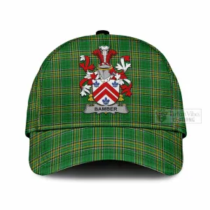 Bamber Irish Clan Tartan Classic Cap with Coat of Arms