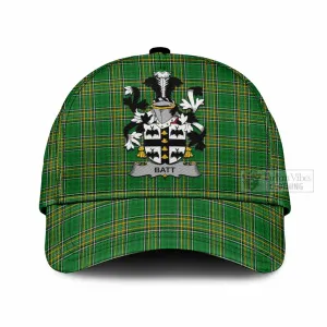 Batt Irish Clan Tartan Classic Cap with Coat of Arms