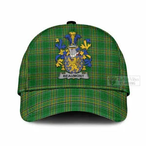 Beaumont Irish Clan Tartan Classic Cap with Coat of Arms