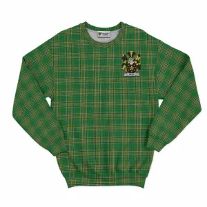 Best Irish Clan Tartan Sweatshirt with Coat of Arms