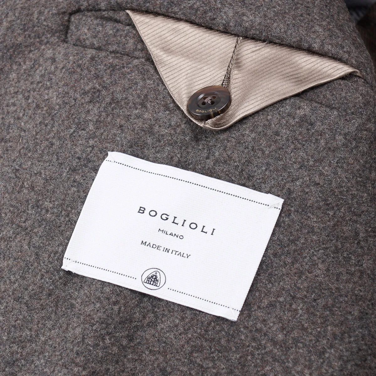 Boglioli Wool Overcoat with Insulated Lining