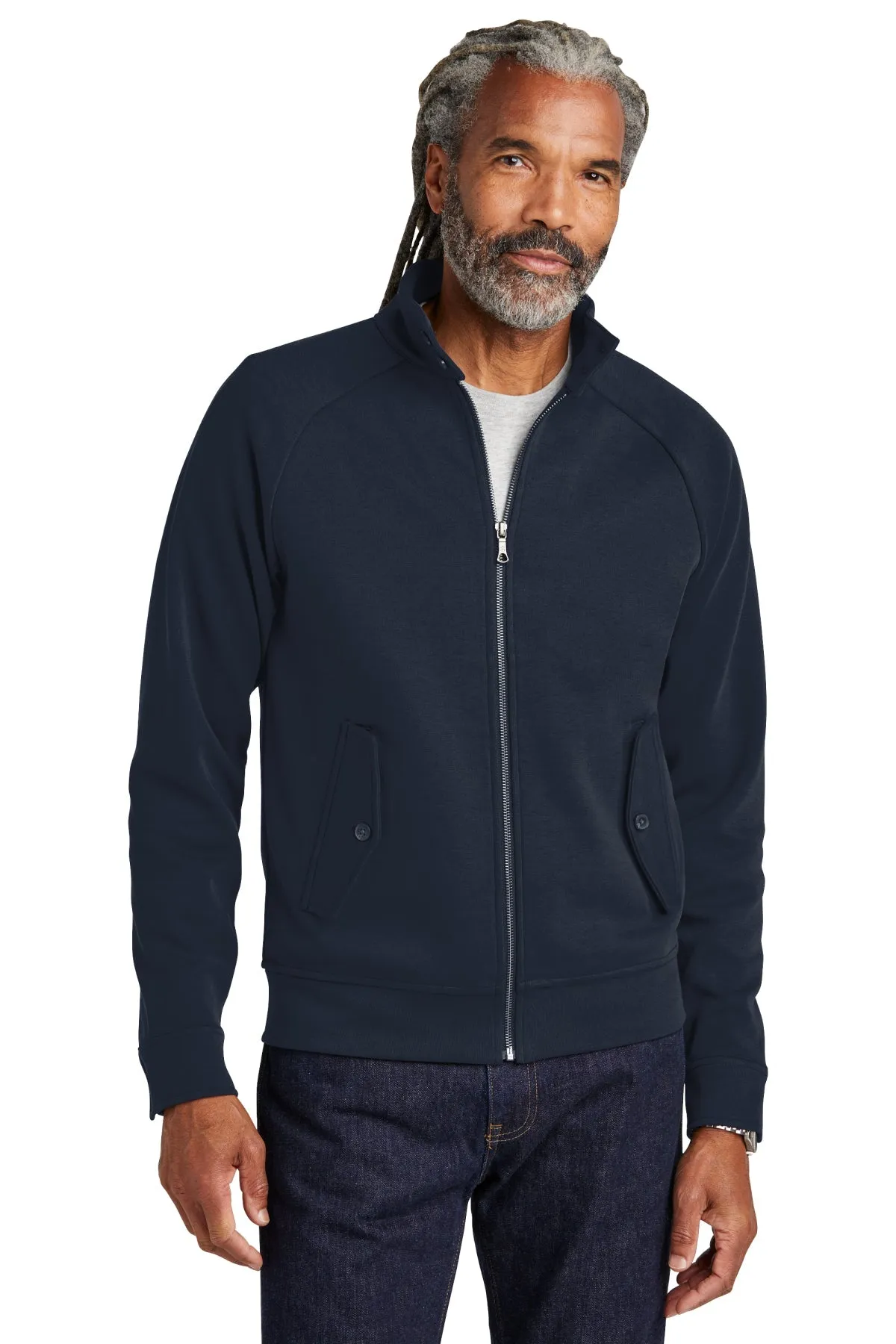 Brooks Brothers Double-Knit Full-Zip, Night Navy