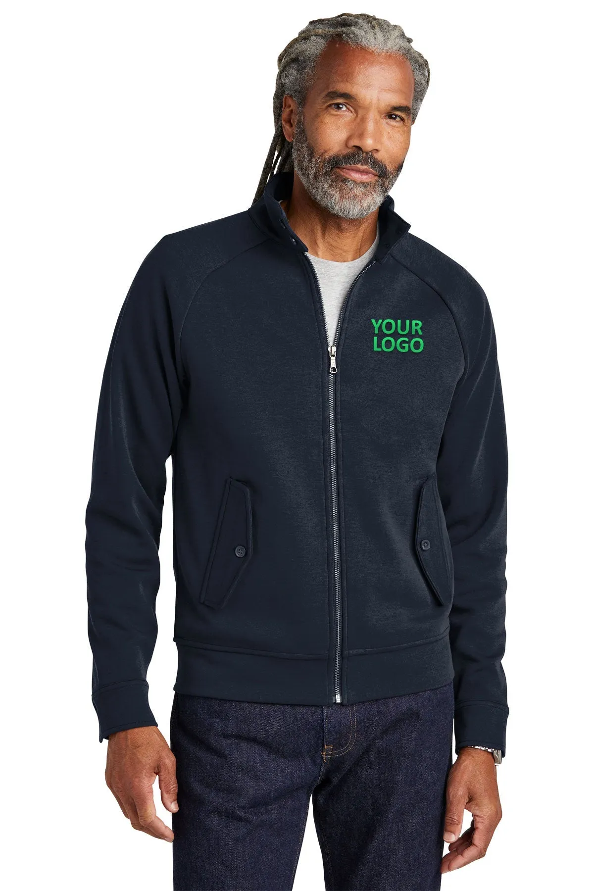 Brooks Brothers Double-Knit Full-Zip, Night Navy