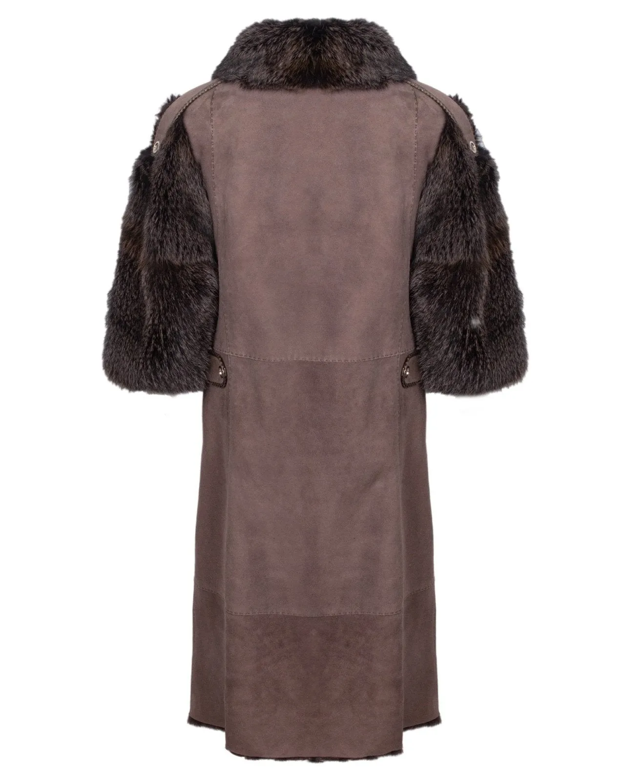 Brown Long Fur Coat