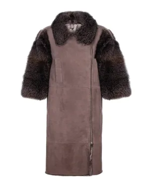 Brown Long Fur Coat