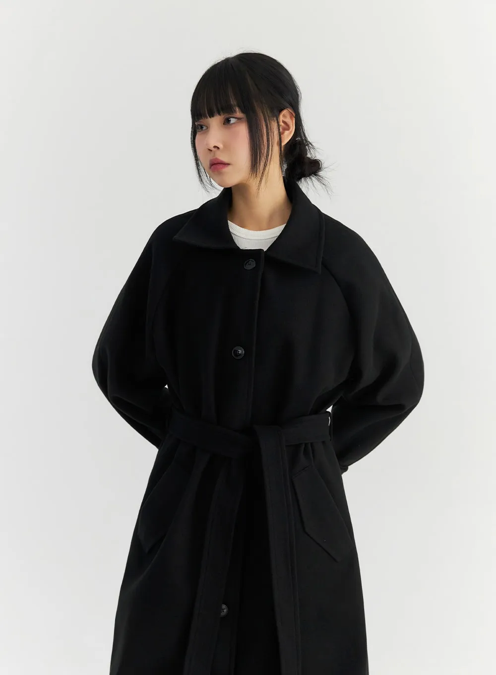 Collared Maxi Coat CN301