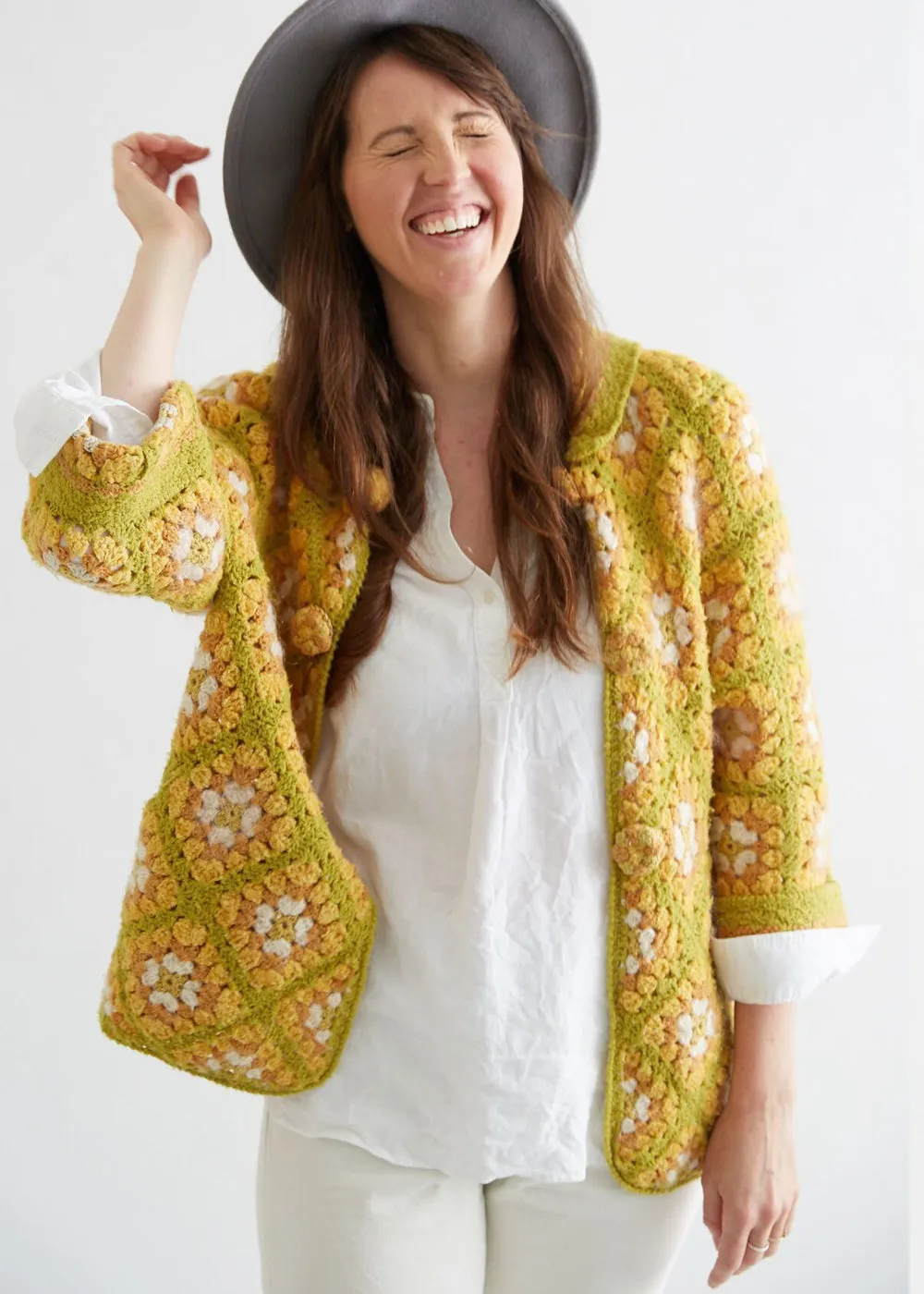 Crochet Granny Square Cardigan Pattern