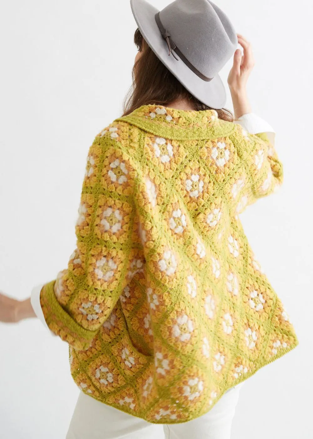 Crochet Granny Square Cardigan Pattern