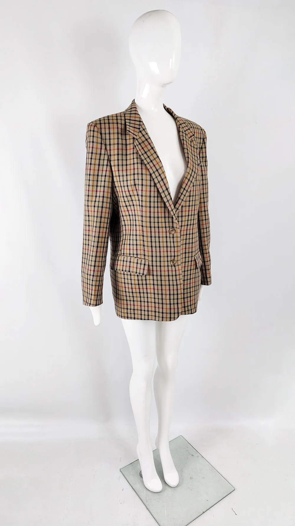 Daks of London Vintage Pure New Wool Womens Blazer, 1980s