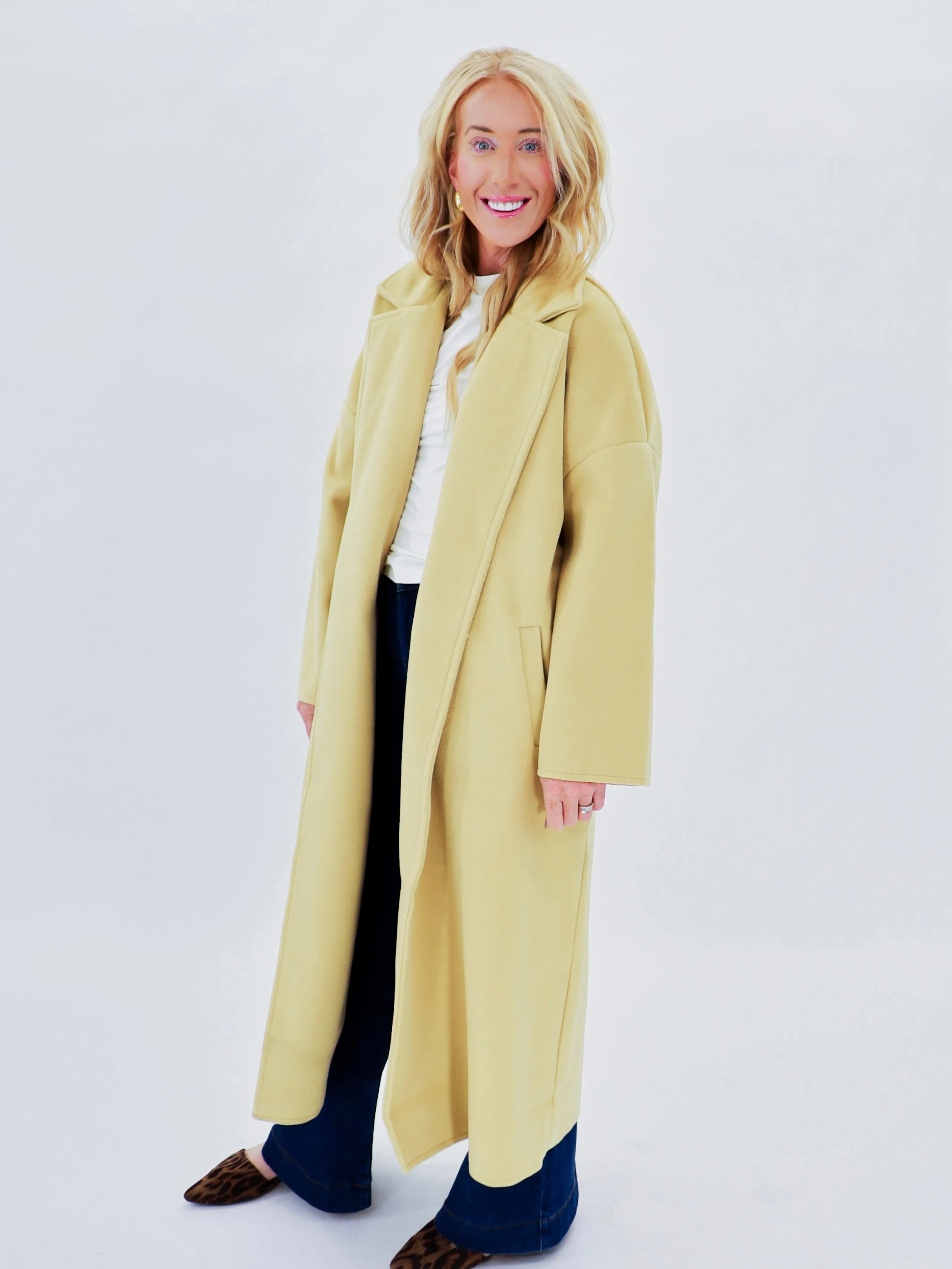 Dede Long Open Coat