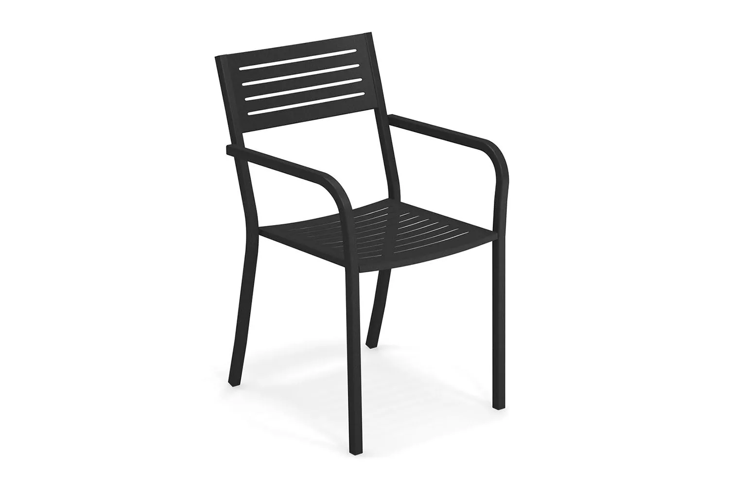 EMU Segno Stackable Steel Dining Arm Chair Set