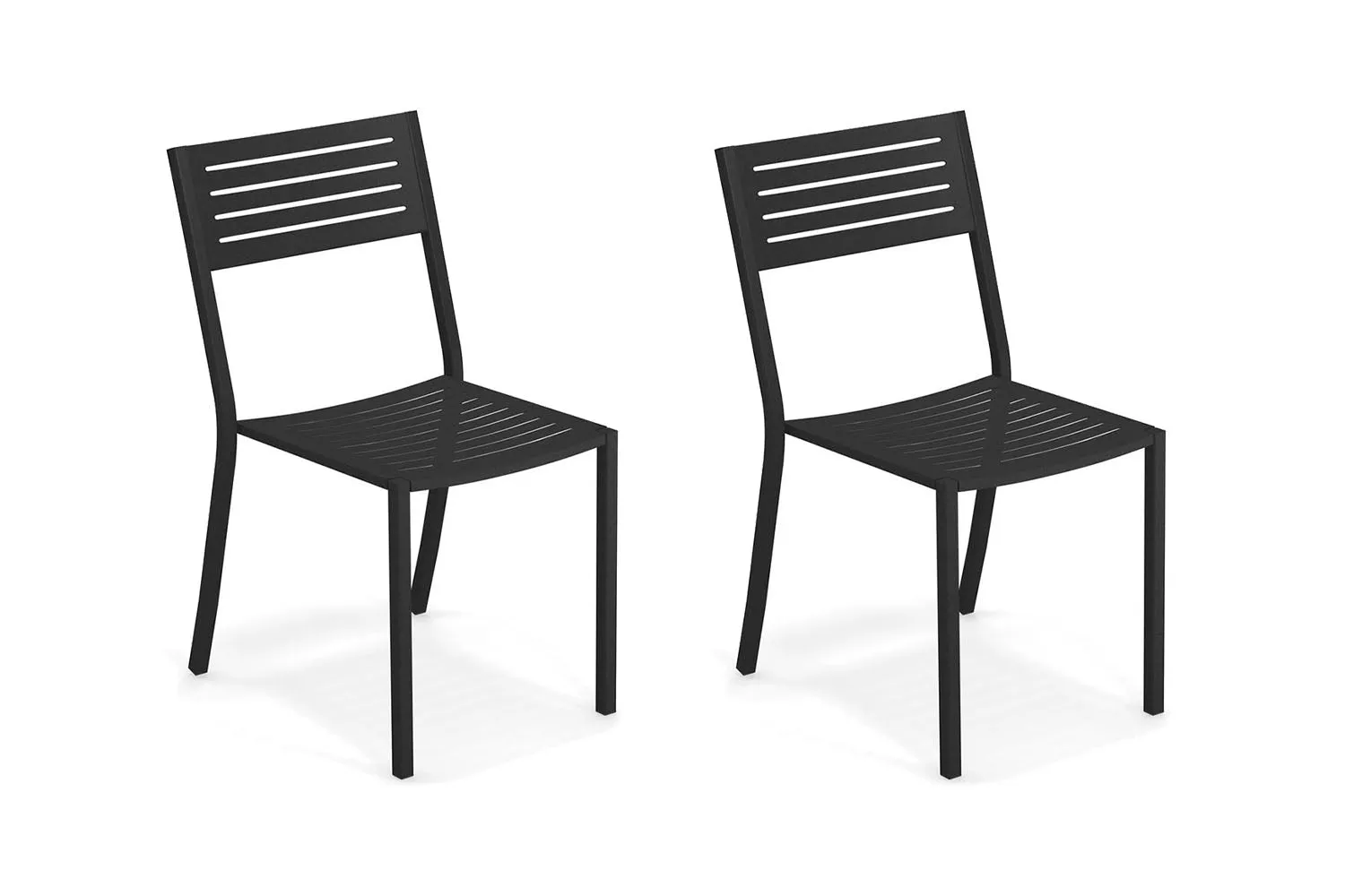 EMU Segno Stackable Steel Dining Side Chair Set