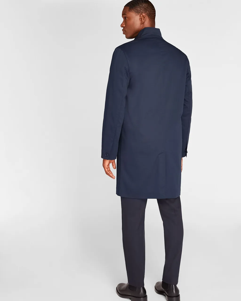 Funnel Neck Mac Coat