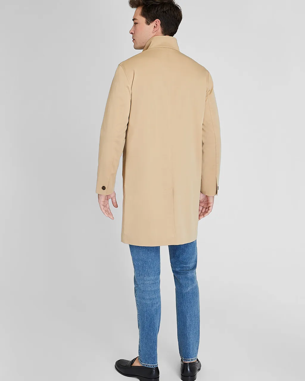 Funnel Neck Mac Coat