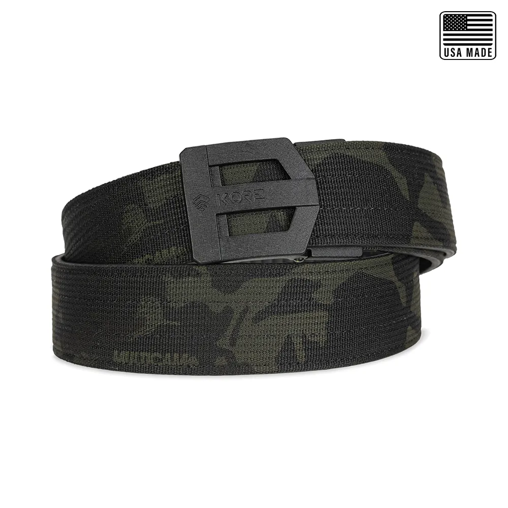 G3 BLACK BUCKLE | USA MADE MULTICAM TACTICAL GARRISON BELT 1.75"