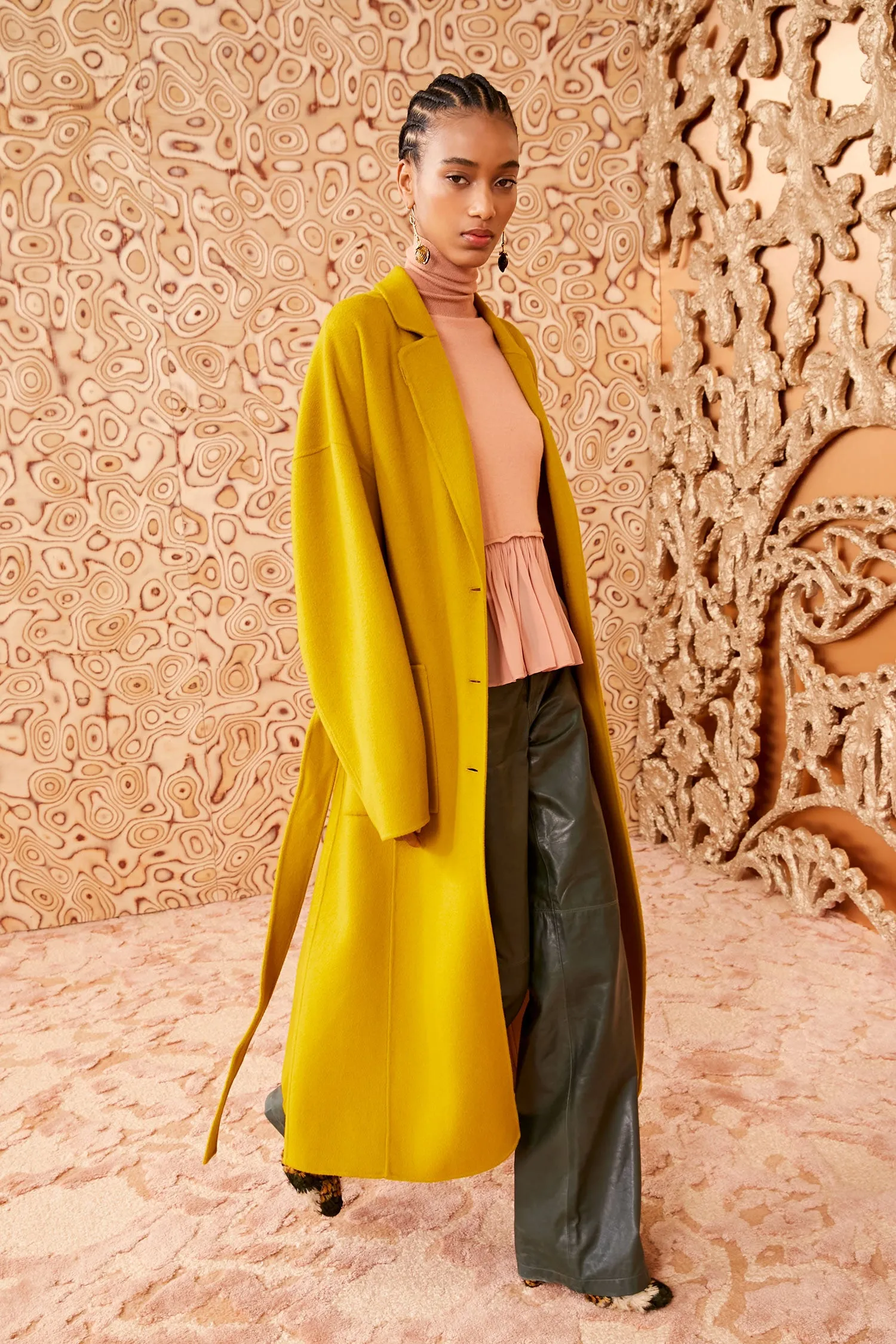 Harlow Coat - Turmeric