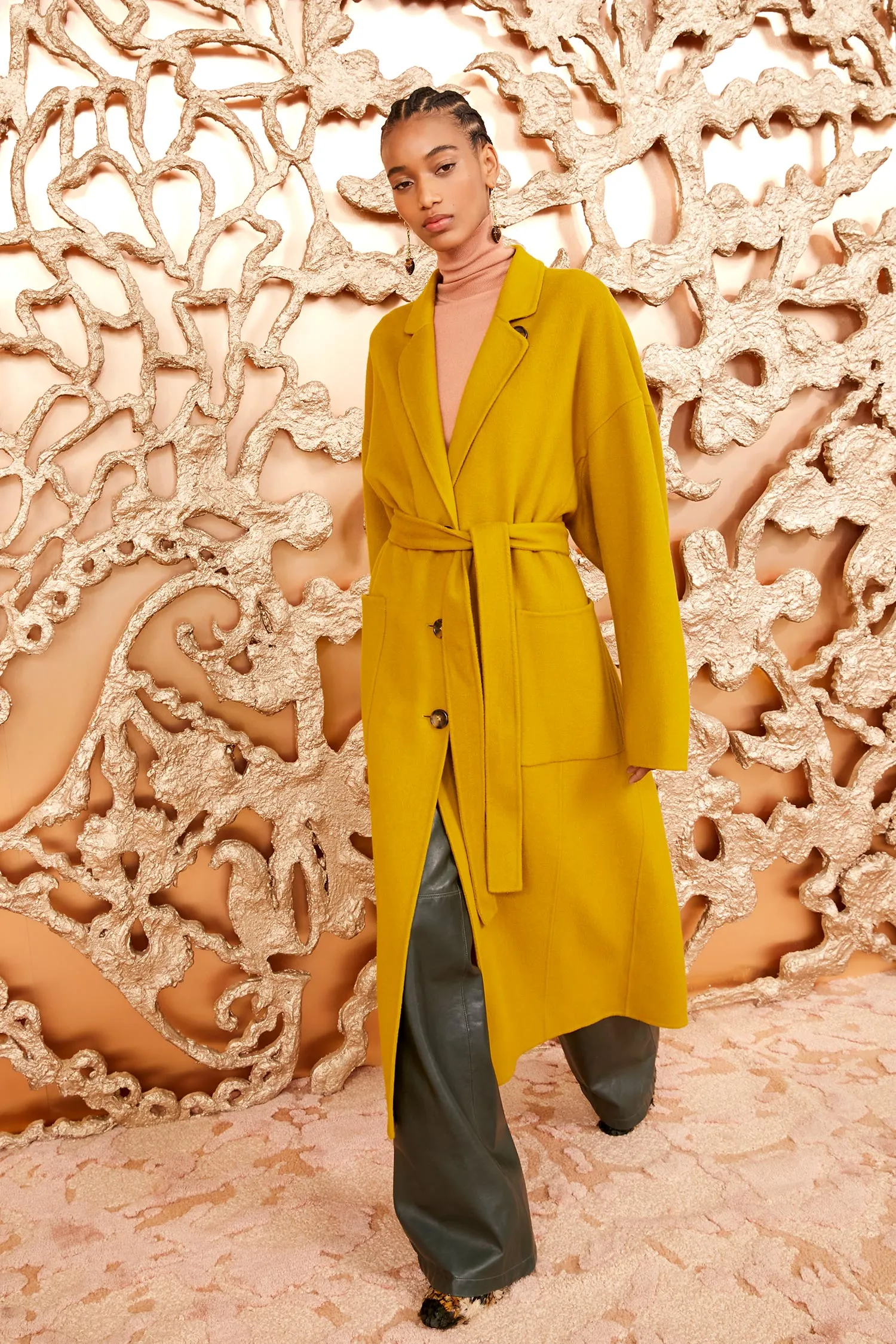 Harlow Coat - Turmeric