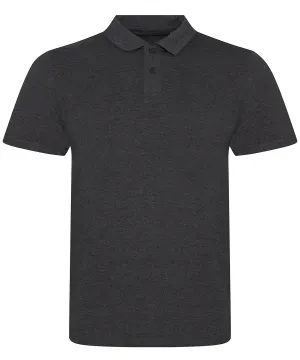 Heather Charcoal - Triblend polo