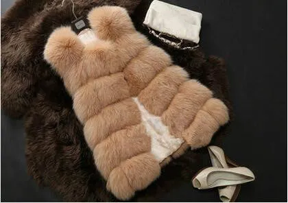 High-Grade Faux  Fur Coat