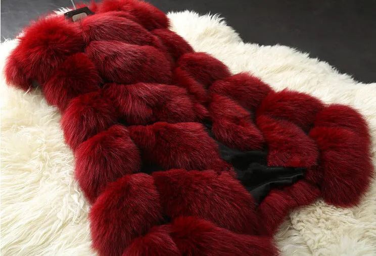 High-Grade Faux  Fur Coat