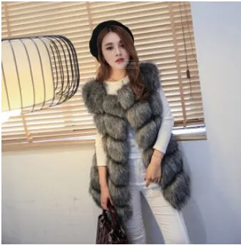 High-Grade Faux  Fur Coat