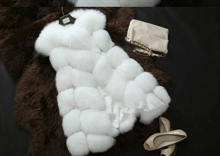 High-Grade Faux  Fur Coat