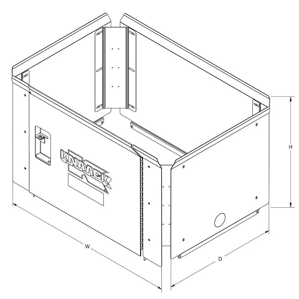 Knaack CA-06 Cart Armour Mobile Cart Security Paneling for Suncast PUCSD1937, PUCHD1937