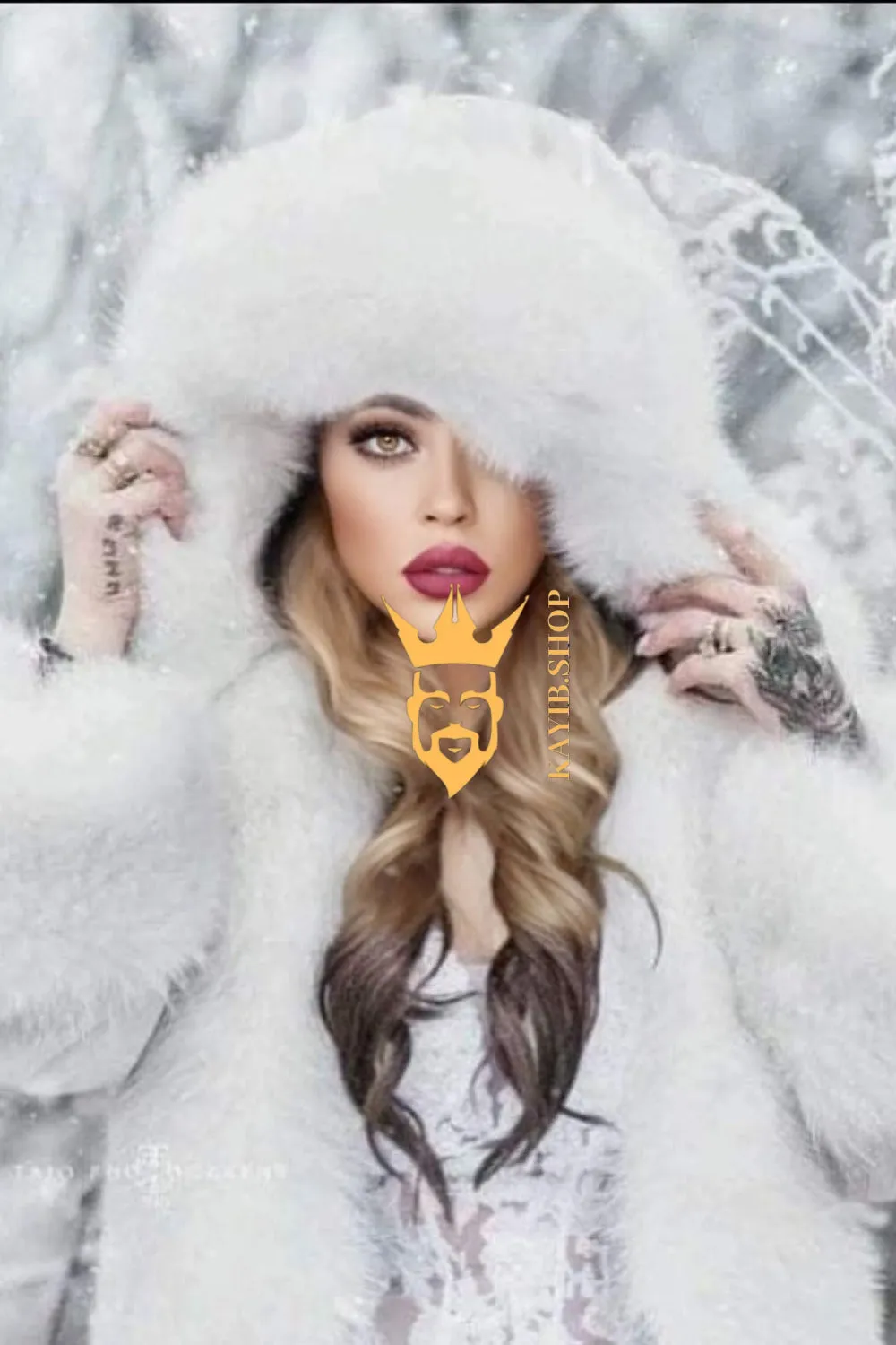 Luxury white Rabbit Fur Car Coat for women and mens- Stay Warm and Stylish this Fall - Genuine Softness Guaranteed