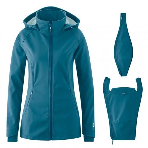 Mamalila Allrounder Softshell Maternity and Babywearing Jacket - Teal