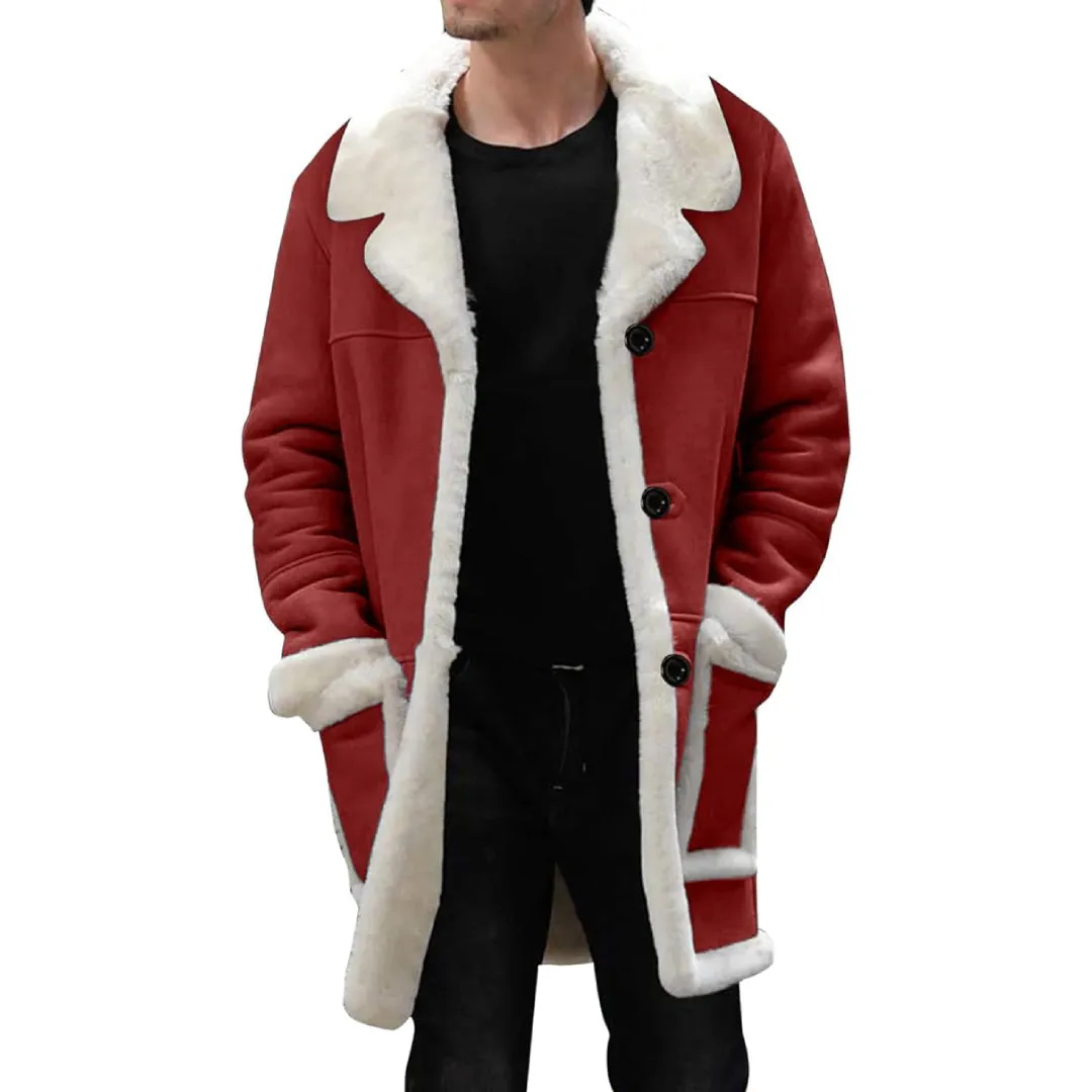 Men's Bomber Leather Fur Trench Coats