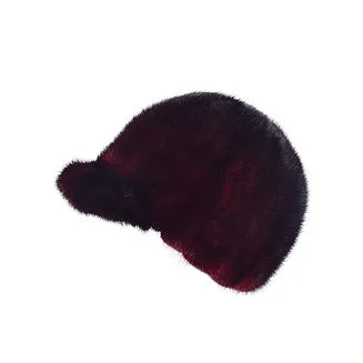 Mink winter fashion mink velvet hat men and women with the same style wild thick warm knight hat