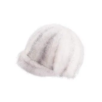 Mink winter fashion mink velvet hat men and women with the same style wild thick warm knight hat