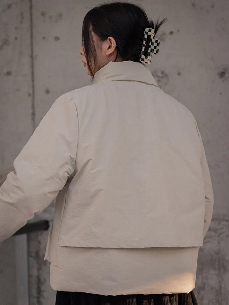 Mitsuki Puffer Coat - Sand