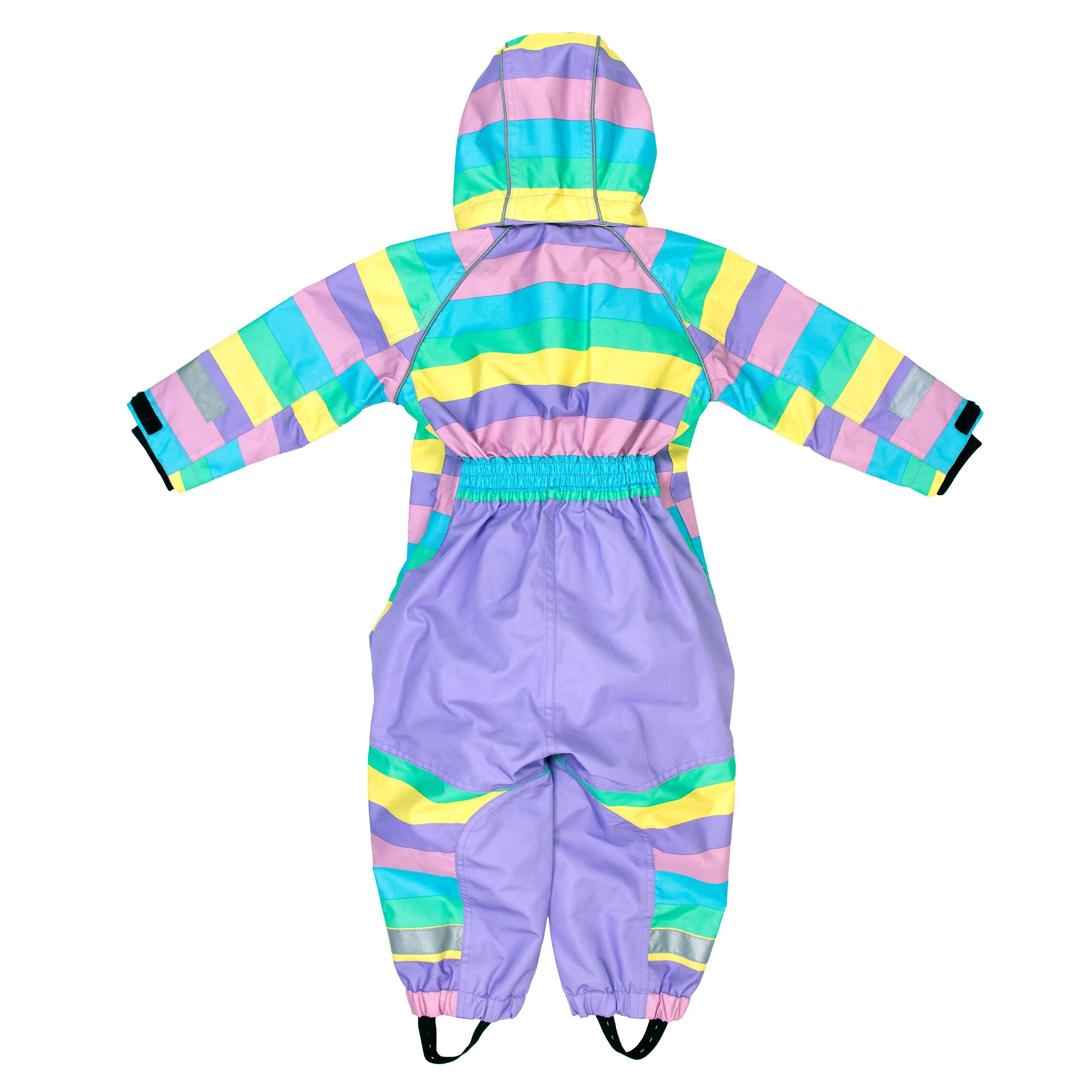 Multi Stripe Shell Rain Overall in Botanic - 2 Left Size 6-12 & 12-18 months