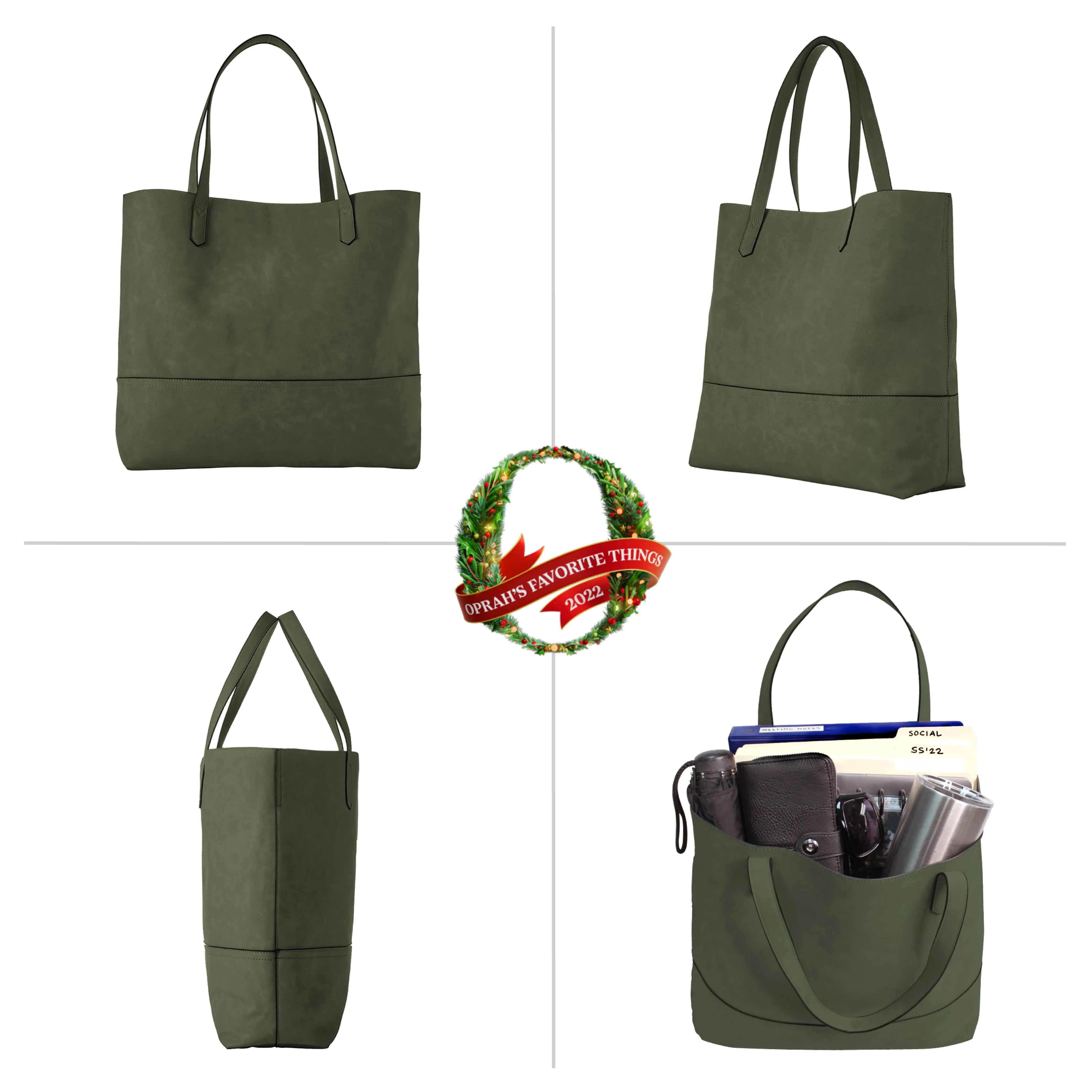 Oprah's Favorite Thing! Taylor Tote, Faux Suede (Multiple Colors)